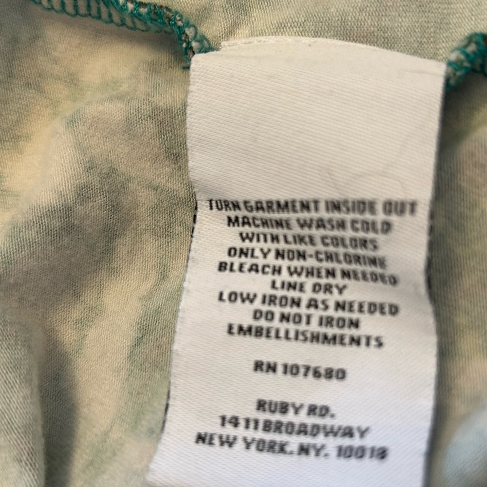 Ruby Rd. Top L In A Green Multicolor Print. Susan… - image 8